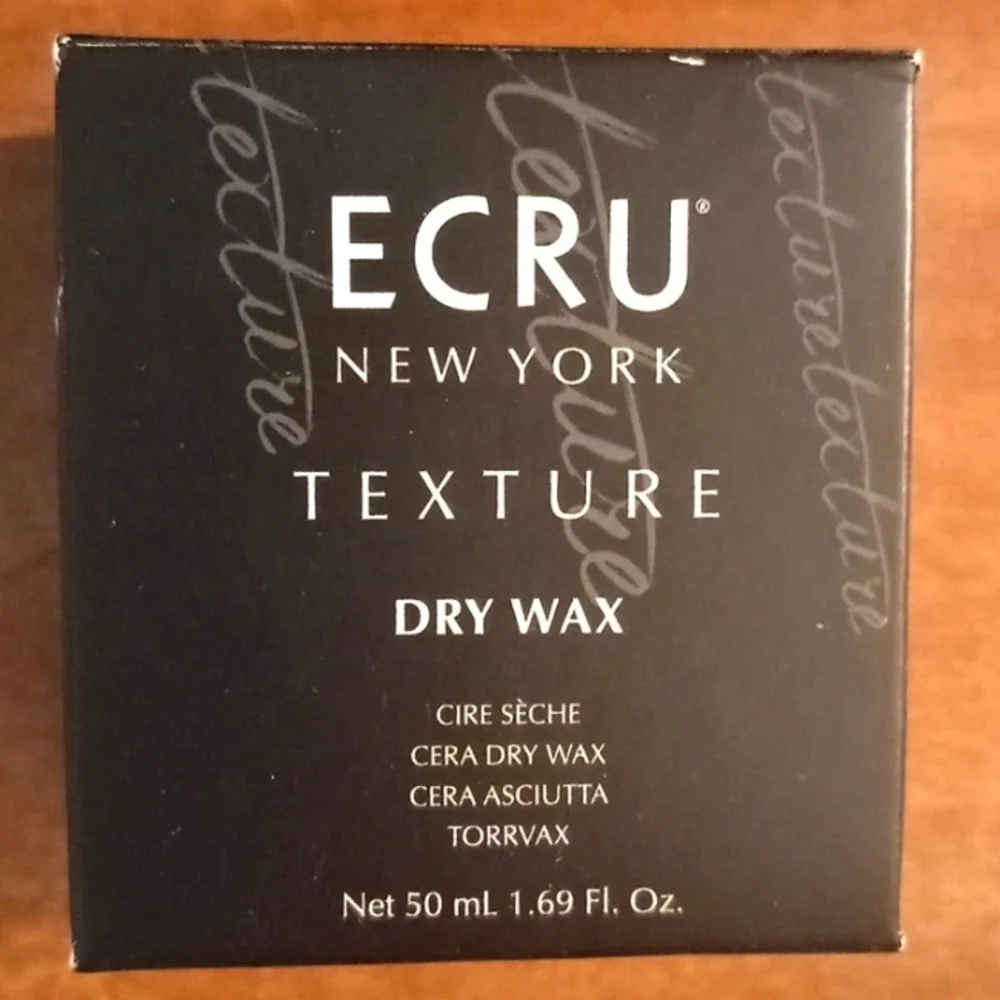 NIB ECRU New York Mens Grooming Styling Hold Dry Wax